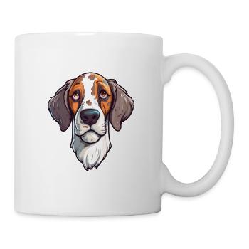 Seskar phoque chien race dessin animé Kawaii Illustration - Mug blanc - blanc - Droite