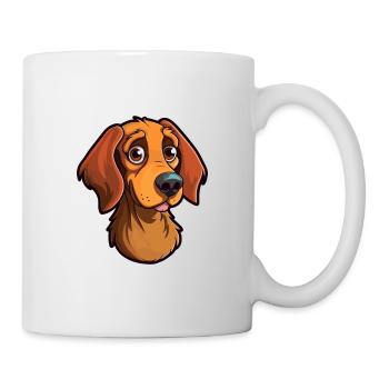 Segugio Italiano Dog Breed Cartoon Kawaii Illustra - Mug - white - Right