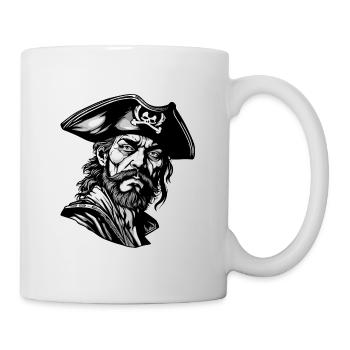 Capitaine / Marin / Marin / Marin / Maritime / Ahoy - Mug blanc - blanc - Droite