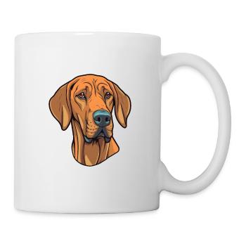 Rhodesian Ridgeback Hunderasse Cartoon Kawaii Illus - Tasse - Weiß - Rechts