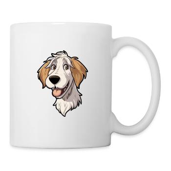 Dutch Smoushond Dog Breed Cartoon Kawaii Illustrat - Mug - white - Right