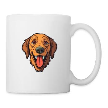 Cao De Gado Transmontano Hunderasse Cartoon Kawaii - Tasse - Weiß - Rechts