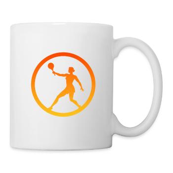 Tennis de plage Tennis de plage Tennis de plage - Mug blanc - blanc - Droite