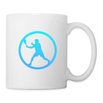 Squashspieler Schläger Squash Spieler - Tasse - Weiß - Rechts