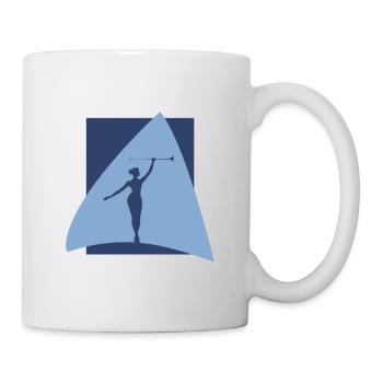 Bâton de Tournage De Poteau Virevoltant Gymnastique Danse - Mug blanc - blanc - Droite