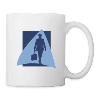 Börse Bänker Banking - Tasse - Weiß - Rechts