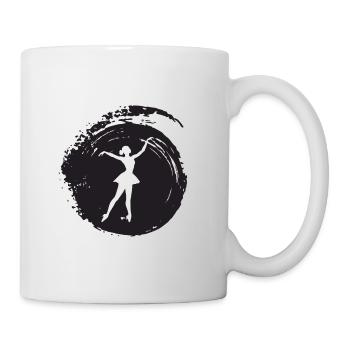 Balletttänzerin Ballerina Ballett - Tasse - Weiß - Rechts
