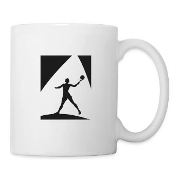 Beach Ball Joueur de tennis Beach Tennis - Mug blanc - blanc - Droite