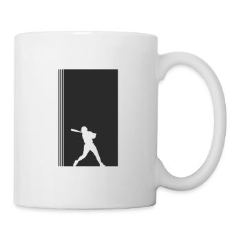 Softball Pitcher Softball Bat - Mug blanc - blanc - Droite
