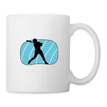Softball Player Softball Player Baseball - Mug - white - Right