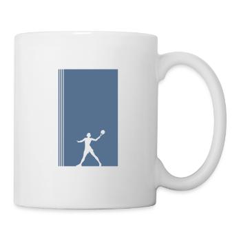 Tennis de plage Strandtennis Tennis - Mug blanc - blanc - Droite