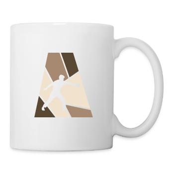 Table tennis Table tennis player - Mug - white - Right