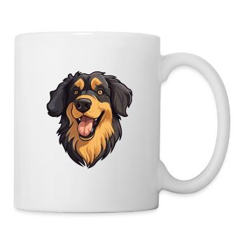 Karpaten-Schäferhund-Rasse-Cartoon Kawaii Abb. - Tasse - Weiß - Rechts