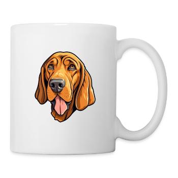 Chien de montagne bavarois race de chien Cartoon Kawaii I - Mug blanc - blanc - Droite
