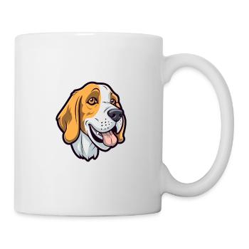 Chien Francais Dog Breed Cartoon Kawaii Illustrati - Mug - white - Right