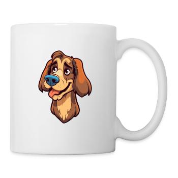 Cimarron Uruguayo Dog Breed Cartoon Kawaii Illustr - Mug - white - Right