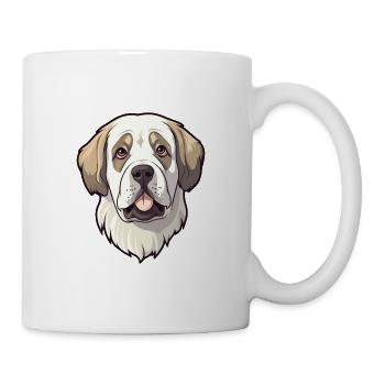Anatolischer Schäferhund Rasse Cartoon Kawaii Illust - Tasse - Weiß - Rechts