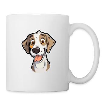 Alano Español Hunderasse Cartoon Kawaii Illustratio - Tasse - Weiß - Rechts