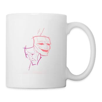 Theatre Masks - Mug - white - Right