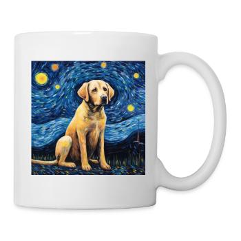 Labrador Sternennacht - Tasse - Weiß - Rechts