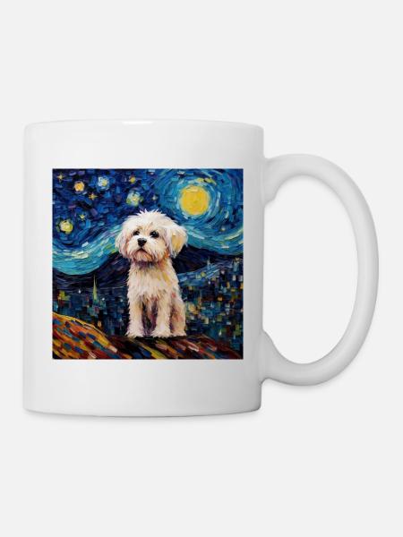 Malteser Sternennacht - Tasse - Weiß