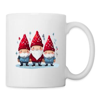 Joyeux Noël Drôle Noël Gnomes Noël - Mug blanc - blanc - Droite