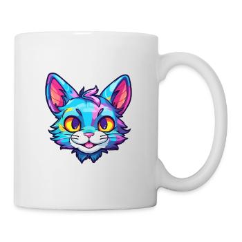 Pixie Bob Cat Breed Watercolor Cartoon Kawaii Pet - Mug - white - Right