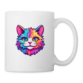 Ragamuffin Cat Breed Aquarelle Cartoon Kawaii Pet - Mug blanc - blanc - Droite