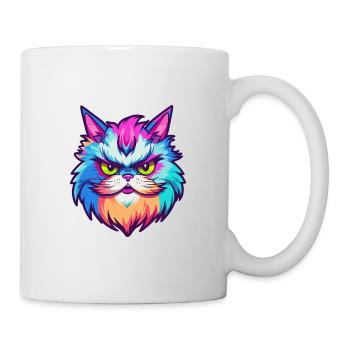 Chat de l’Himalaya race aquarelle dessin animé Kawaii animal de compagnie - Mug blanc - blanc - Droite