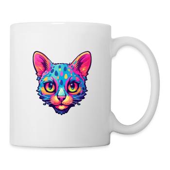 Burmilla Cat Breed Watercolor Cartoon Kawaii Pet - Mug - white - Right