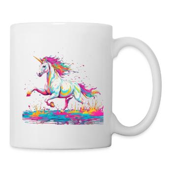 Retro Einhorn 2 - Tasse - Weiß - Rechts