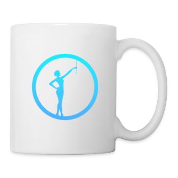 Tanzen Stabdrehen Gymnastik - Tasse - Weiß - Rechts