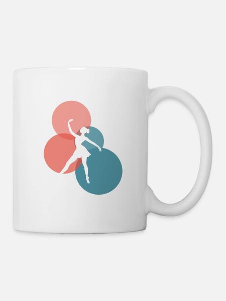 Ballerina Ballett Oper - Tasse - Weiß