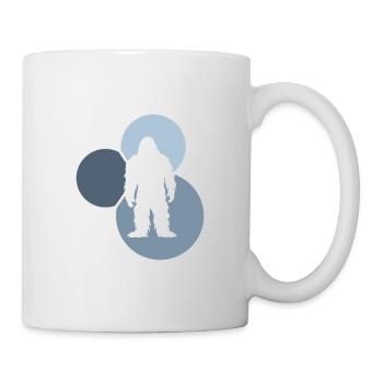 Big foot Yeti Big foot Bigfoot - Tasse - Weiß - Rechts