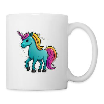 Einhorn - Tasse - Weiß - Rechts
