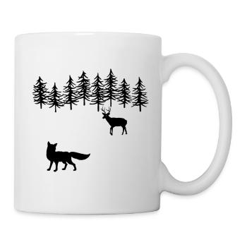 Wildlife by MindScan - Black Edition - Mug - white - Right