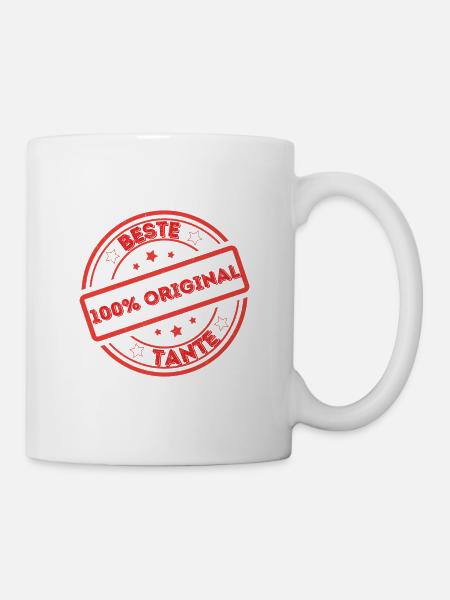 Beste Tante - Tasse - Weiß