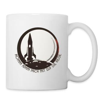 Voyage sur la lune - Mug blanc - blanc - Droite