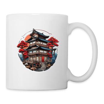 Japanese House / Asian House / Zen - Mug - white - Right