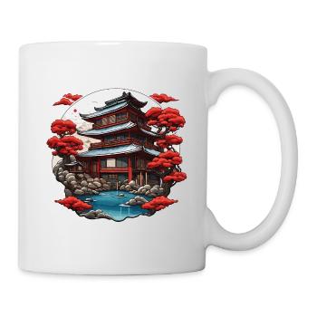 Japanese House / Asian House / Zen - Mug - white - Right