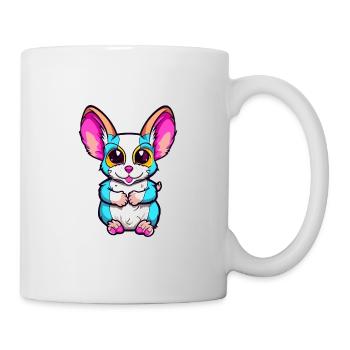 Sugar Glider Colorful Watercolor Cartoon Kawaii An - Mug - white - Right