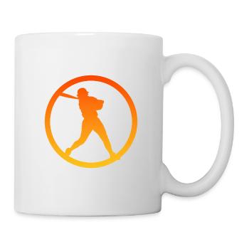 Pitcher Softball Spieler Softball - Tasse - Weiß - Rechts
