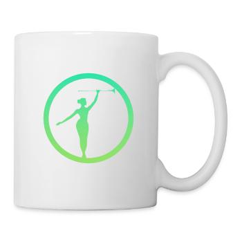 Tanzen Tanzen Baton Twirling - Tasse - Weiß - Rechts