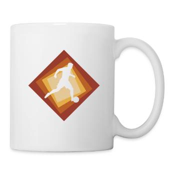 Beach Soccer Strandfußball Strandfußball - Tasse - Weiß - Rechts