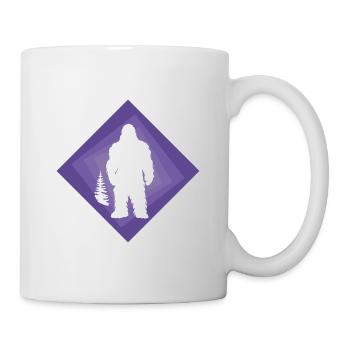 Big foot Yeti Lochness - Mug - white - Right