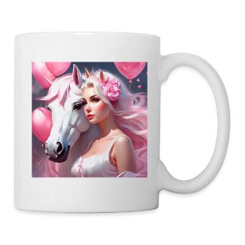 Unicorn Fairy Mythical Creature Pink - Mug - white - Right
