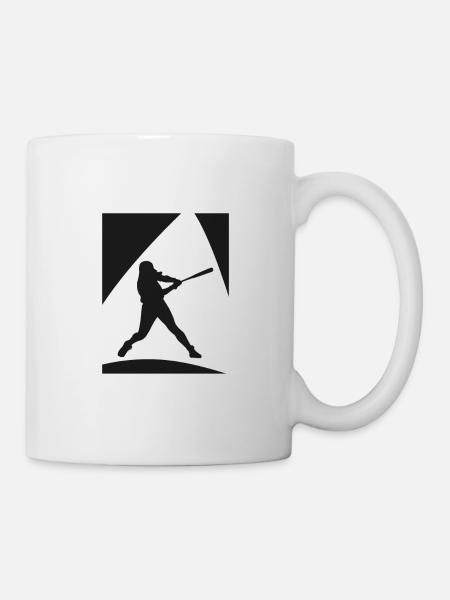 Softballspieler Softball Softball Spieler - Tasse - Weiß