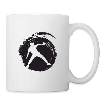 Table Tennis Ball Table Tennis Racket Table Tennis - Mug - white - Right
