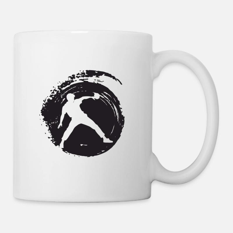 Table Tennis Ball Table Tennis Racket Table Tennis - Mug - white