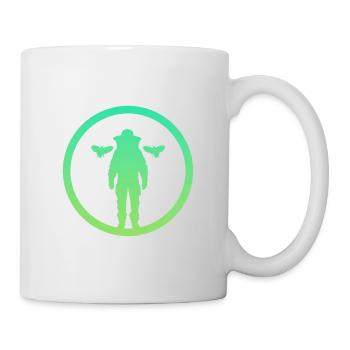 Abeilles Abeille Nid d’abeille - Mug blanc - blanc - Droite